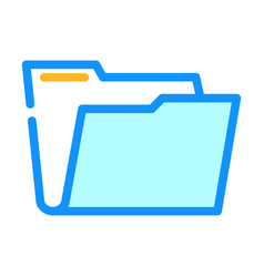 Empty Folder Color Icon