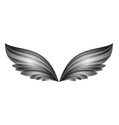 Black And White Art Wings Gray Bird Wings