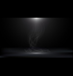 Black Studio Room Wall Background With Spotlight