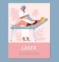 Woman In Beauty Salon Removing Arm Hair With Laser