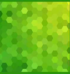 Green Hexagon Background Geometric Design