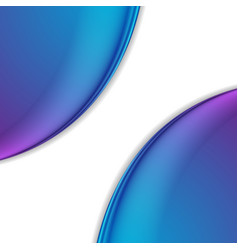 Smooth Blurred Blue And Purple Waves Abstract