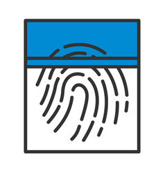 Fingerprint Scan Icon