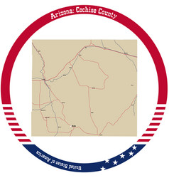 Map Of Cochise County In Arizona Usa