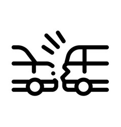 Minimum Dangerous Distance Between Cars Icon