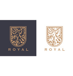 Royal Dragon Crest Logo