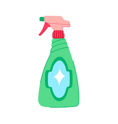 Bottle Glass Cleaner Cartoon