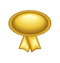 Oval Golden Badge