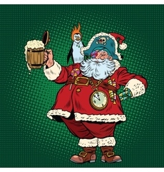 Santa Claus Congratulates St Patricks Day