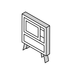 Television Retro Gadget Isometric Icon