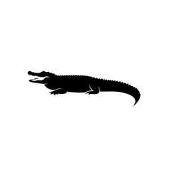 Crocodile Or Alligator Silhouette Logo