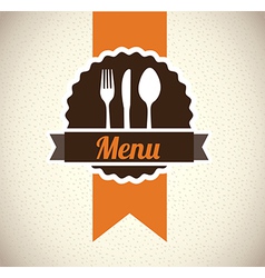 Menu design over abstract background Royalty Free Vector