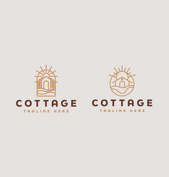 Rustic Retro Vintage Wooden Barn Farm Logo