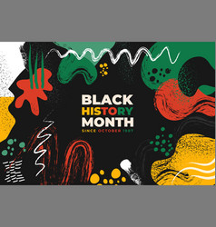 Hand Drawn Flat Black History Month Background