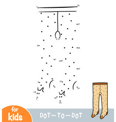 Numbers Game Education Dot To Dot Game Kids Tights