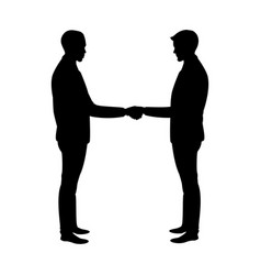 Business Handshake Silhouette