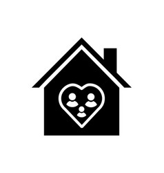 Family House Icon Family Relationship Care Safety