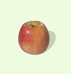 Apple Fruit Icon Gradient Mesh