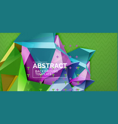 Geometric 3d Low Poly Abstract Backgrounds