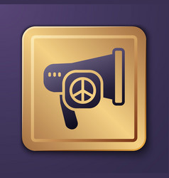 Purple Peace Icon Isolated On Background