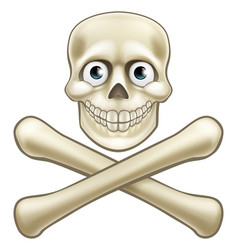 Skull And Crossbones Cartoon Character