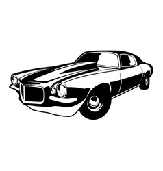 1970s Chevrolet Camaro Logo Silhouette