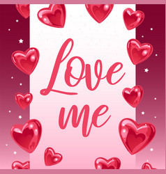 Postcard For Valentines Day Love Me Letter