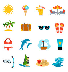 Summer Icons Set