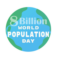 World Population Day 8 Billion Background