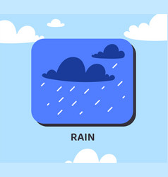 Weather Effect Rain Concept