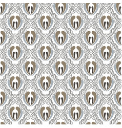 Floral Art Deco Seamless Pattern Beautiful