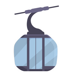 Snowboard Ski Lift Icon Cartoon Winter