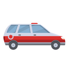 Emergency Transport Icon Cartoon Vehicle