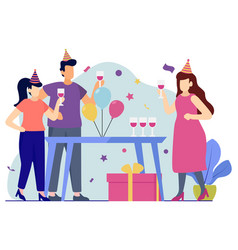 Birthday Party Flat Design