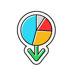 Diagram Loading Statistical Data Color Icon