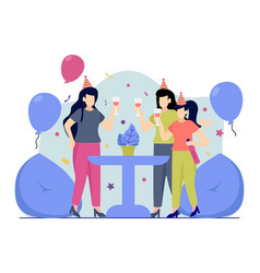 Birthday Party Flat Design