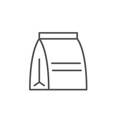 Lunch Bag Line Outline Icon