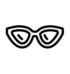 Style Glasses Optical Line Icon