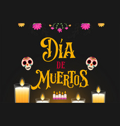 Hand Drawn Dia De Muertos Lettering