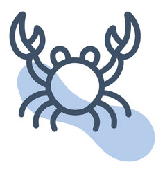 Sea Crab On A White Background