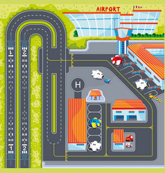 Airport Plane Track Maps With Road Ma