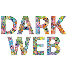 Dark Web Hand Drawn Modern Design