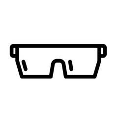 Rap Glasses Frame Line Icon