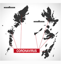 Western Isles Scotland Uk Region Map