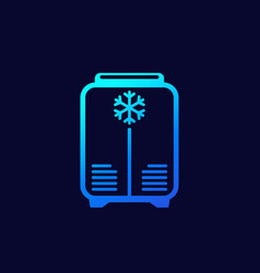 Cryotherapy Cryosauna Icon On Dark