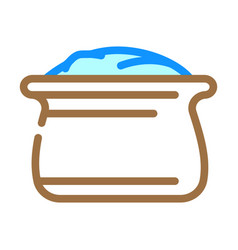 Sour Cream Milk Product Color Icon