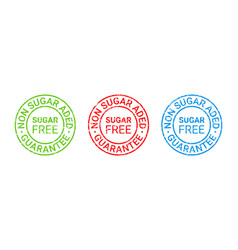 Sugar Free Stamp Non Added Icon