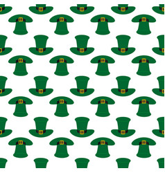 St Patrick S Day Green Hat Seamless Pattern