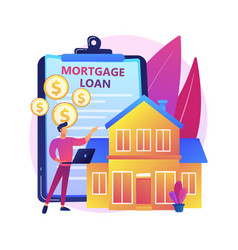 Mortgage Loan Abstract Concept