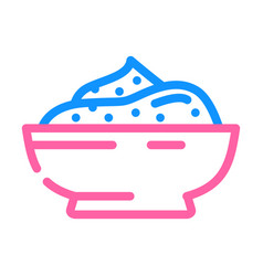 Quark Milk Product Color Icon